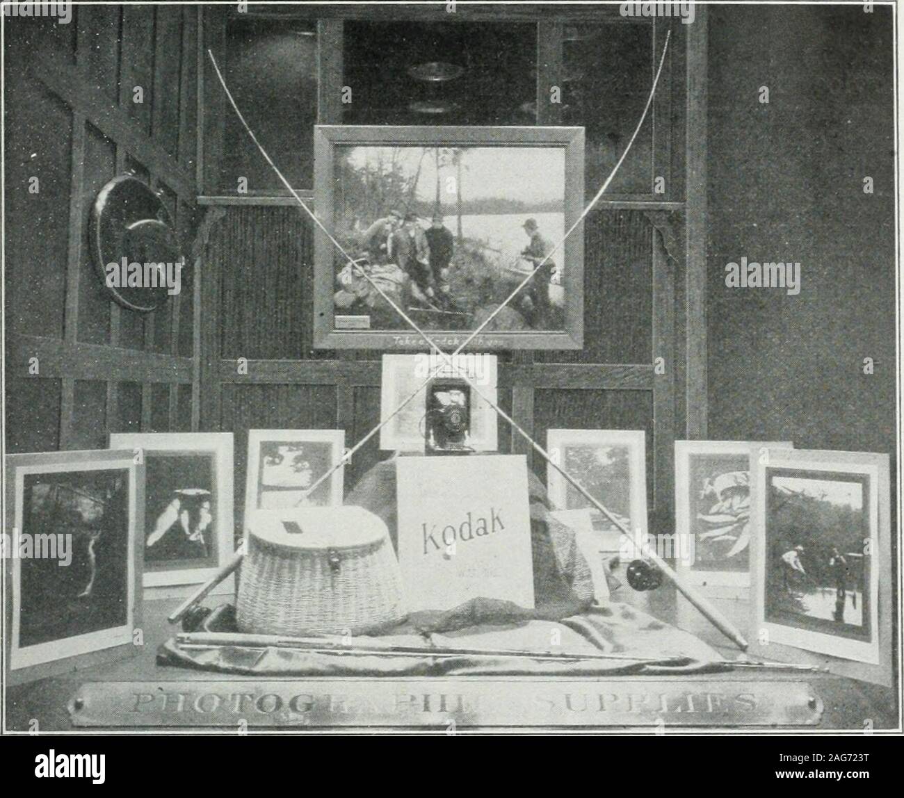 . The Kodak Salesman. One suchembarrassing blunder usuallydrives the customer so far awaythat no apology can ever induceher to come back. To guard against all these lit-tle errors in filling out the salescheck, first see that your carbonis in place; then secure your cus-tomers attention. And as shegives her name and address,write it slowly and plainly, re-peating it aloud as you write.Spell the name if necessary.There is no rule for the spellingof proper names. It is no dis-grace to ask. Then, after beingsure that each item is neitherovercharged nor undercharged,add the total twice. Do this an Stock Photo