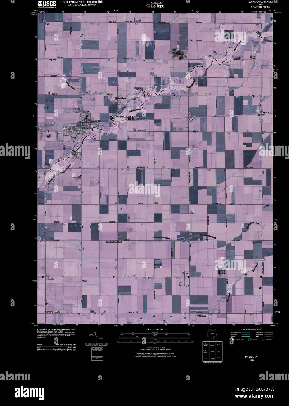 Payne ohio map hires stock photography and images Alamy