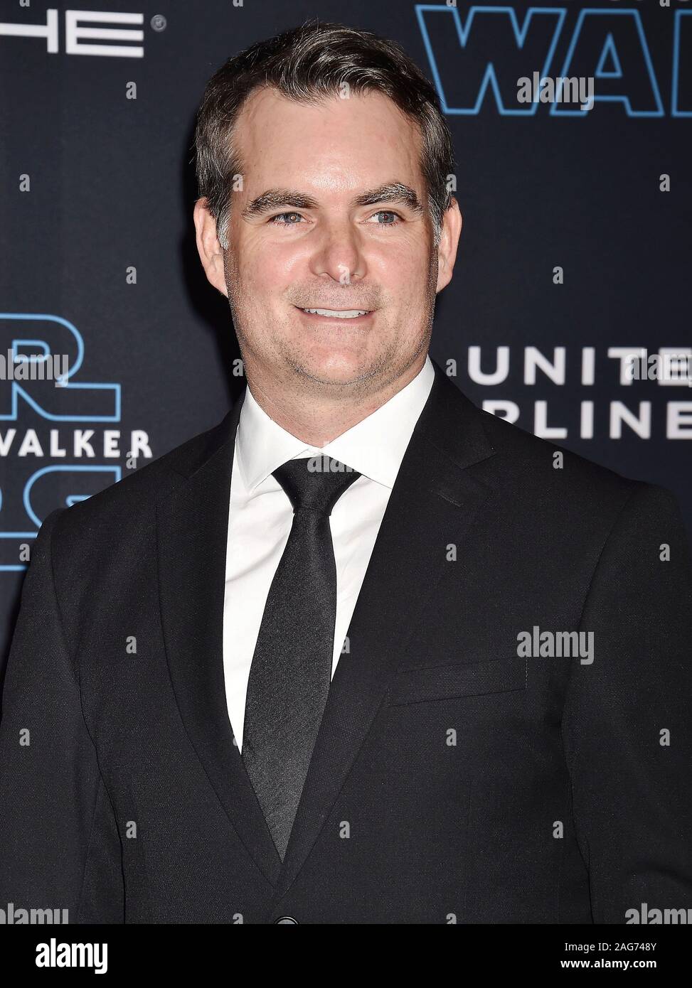 HOLLYWOOD, CA - DECEMBER 16: Jeff Gordon attends the Premiere of Disney's 'Star Wars: The Rise Of Skywalker' at the El Capitan Theatre on December 16, 2019 in Hollywood, California. Stock Photo