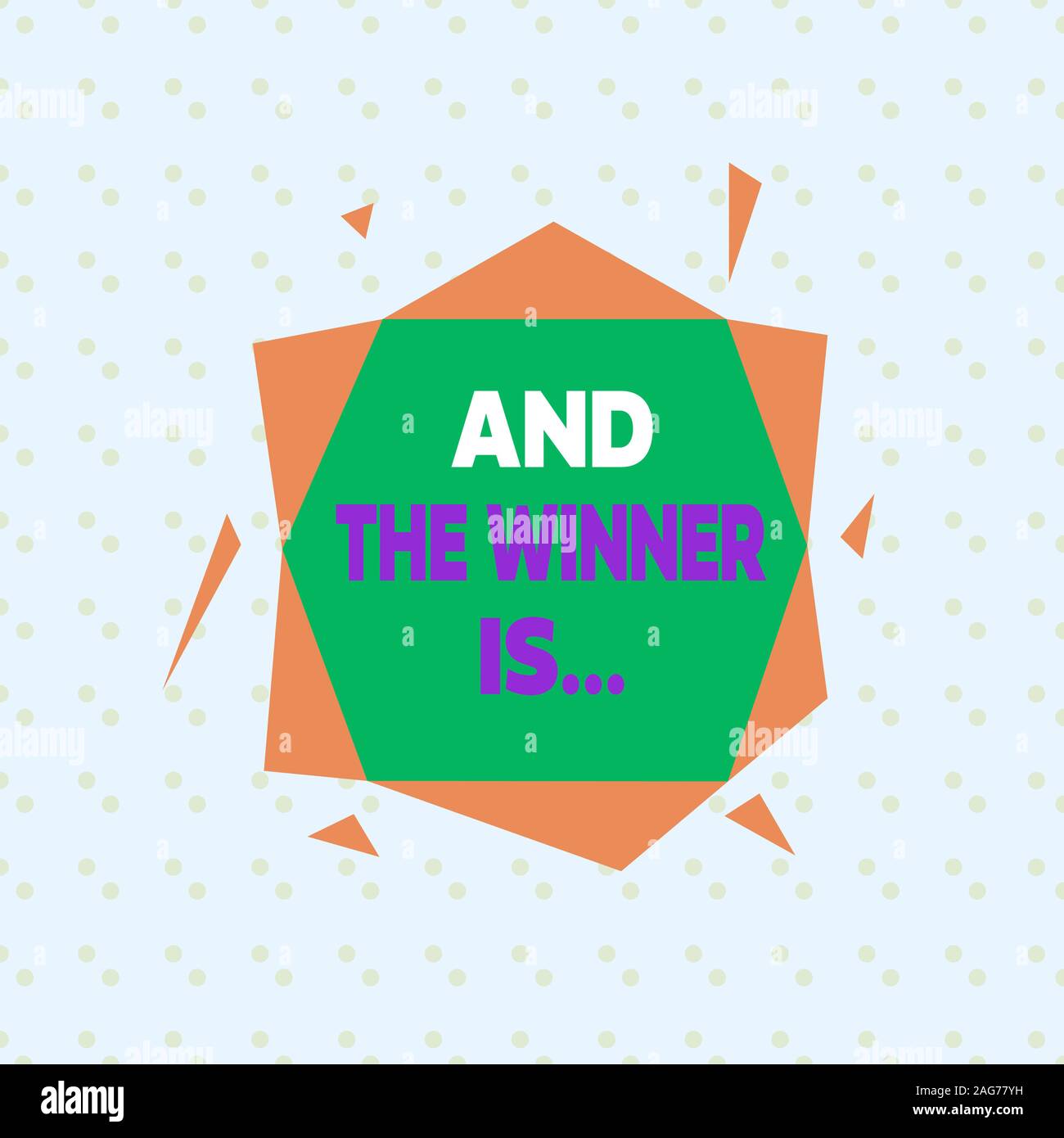 Winner Work Note Writing note showing And The Winner Is. Business concept for announcing ...