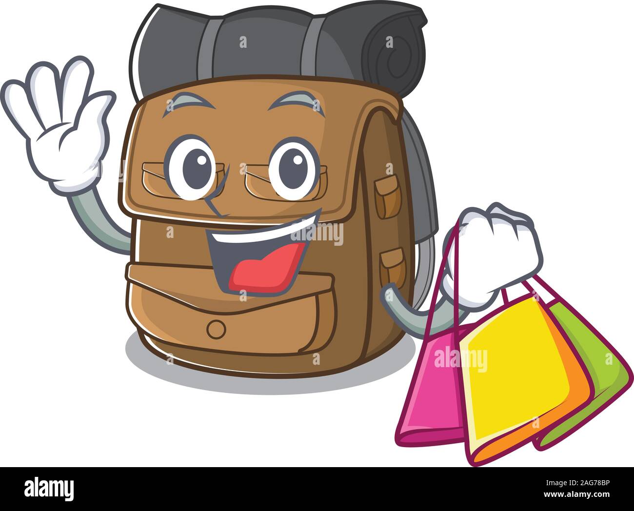 happy face backpack