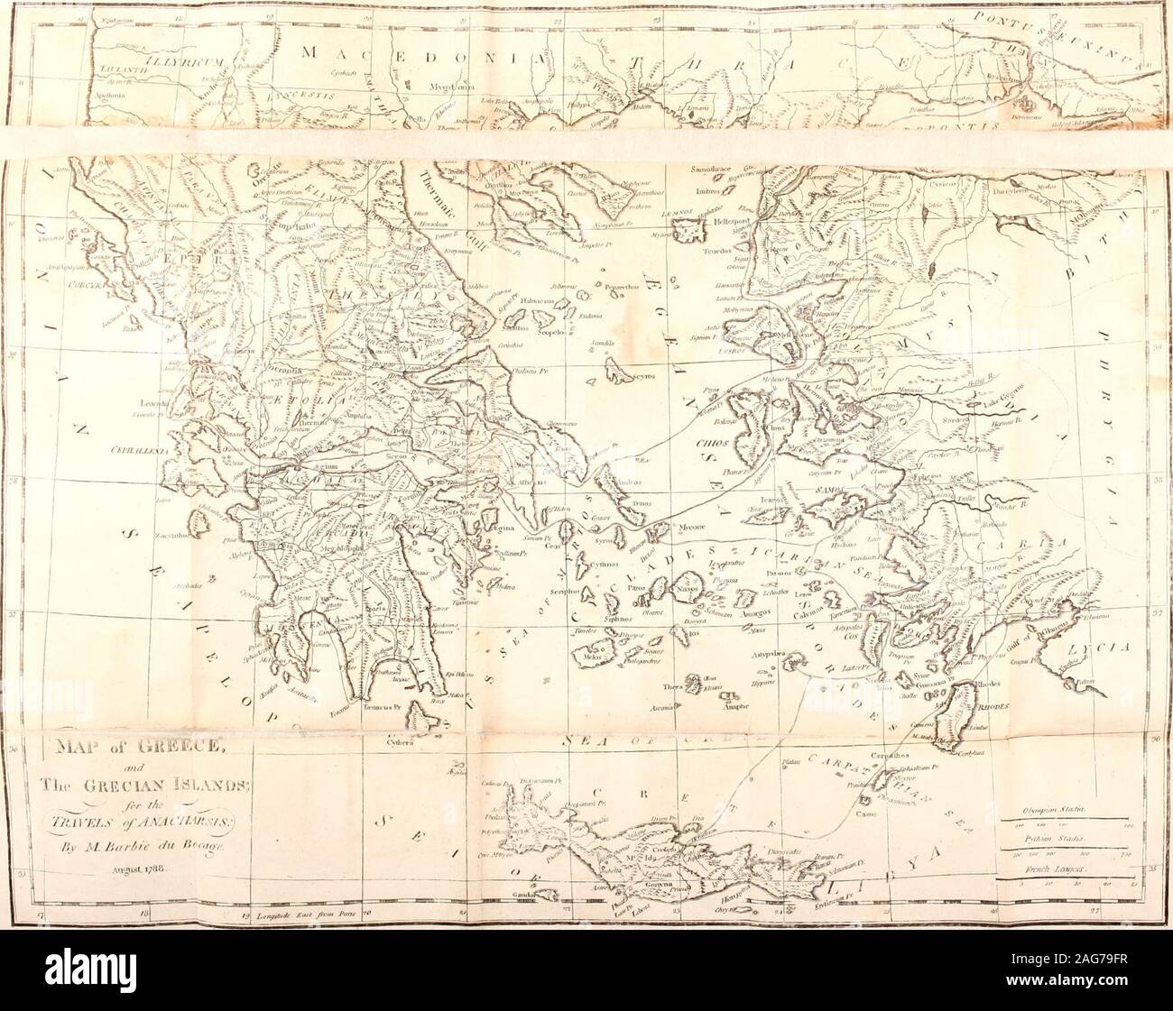 . Travels of Anacharsis the younger in Greece, during the middle of the fourth century before the Christian era. erably powerful ; and the ally, but not thetributary, of Philip. All the remainder was inha-bited by free Greeks. Several iflands, however, ac-knowledged the fovereignty of certain republics ; asjhe ifles of. Samos, Lerrihos, Scyrcs, Imbros, and D 42 CRITICAL OBSERVATIONS, &c. even the Thracian Cherfonefus, which was in fomemeafure dependant on the republic of Athens. Asto that part of Afia which is included in my map,it was divided into three fatrapies, which containeda number of p Stock Photo