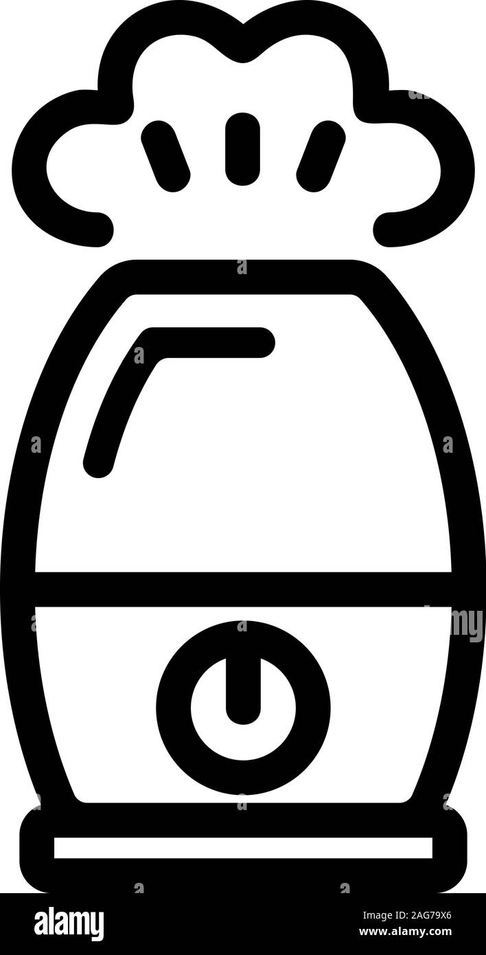 Air moisturiser icon vector. Isolated contour symbol illustration Stock Vector