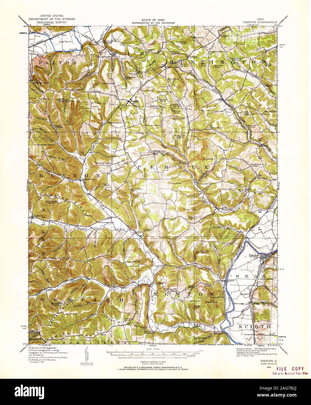 Map of piketon hires stock photography and images Alamy