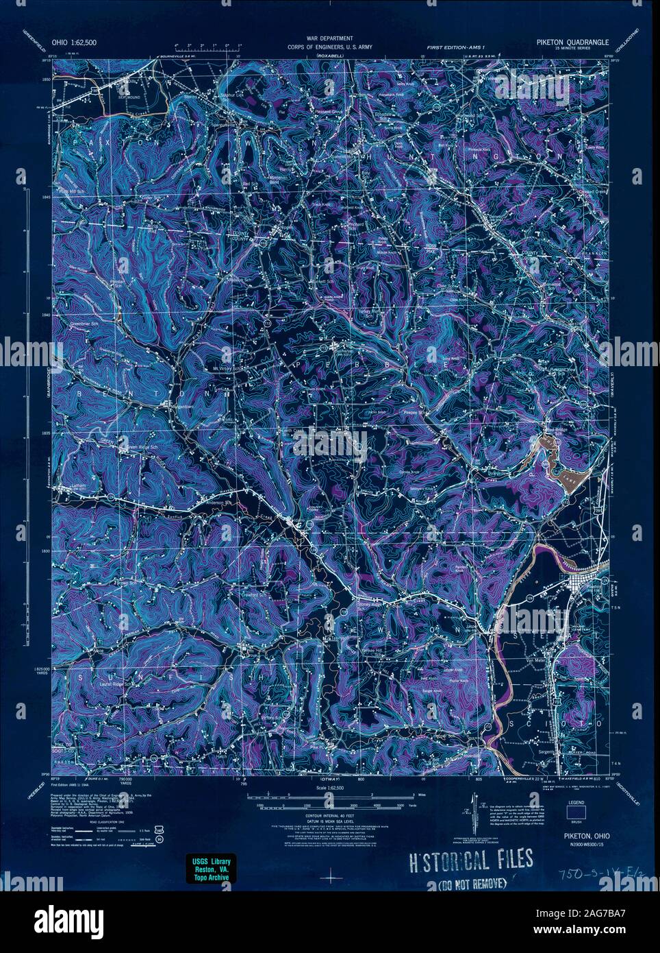 Piketon ohio map hires stock photography and images Alamy