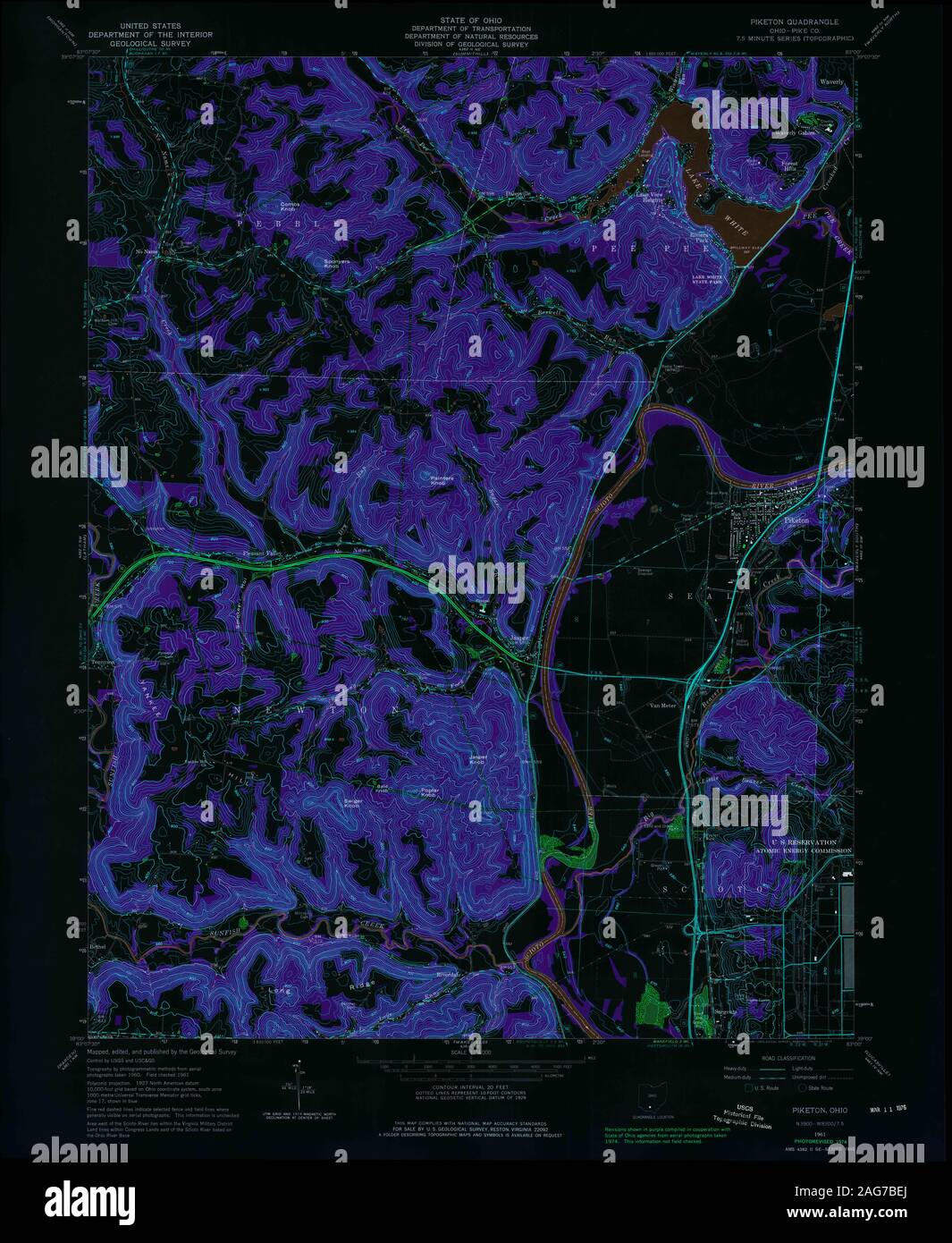 Piketon map hires stock photography and images Alamy