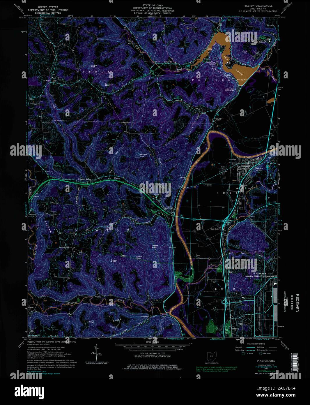 Map of piketon hires stock photography and images Alamy