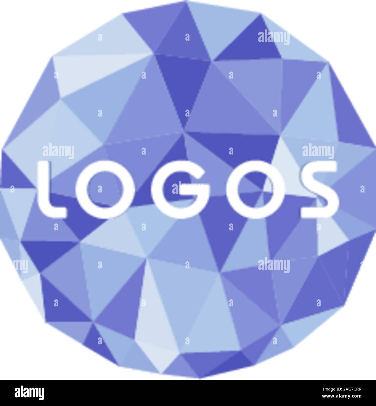 Isolated vector round. Abstract composition, polygonal construction, connecting dots and lines, space background, EPS 10 vector illustration Stock Vector