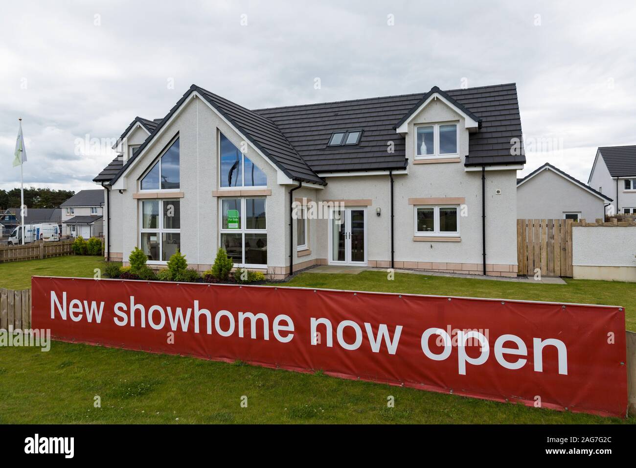 New show home for viewing, UK Stock Photo