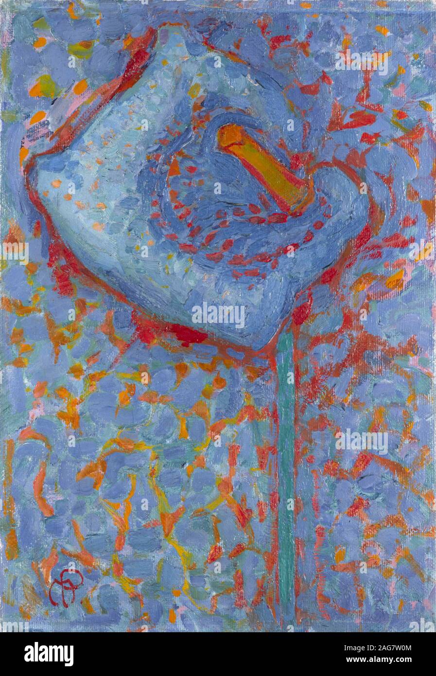 Arum Lily, 1908-1909. Found in the Collection of Gemeentemuseum Den Haag. Stock Photo