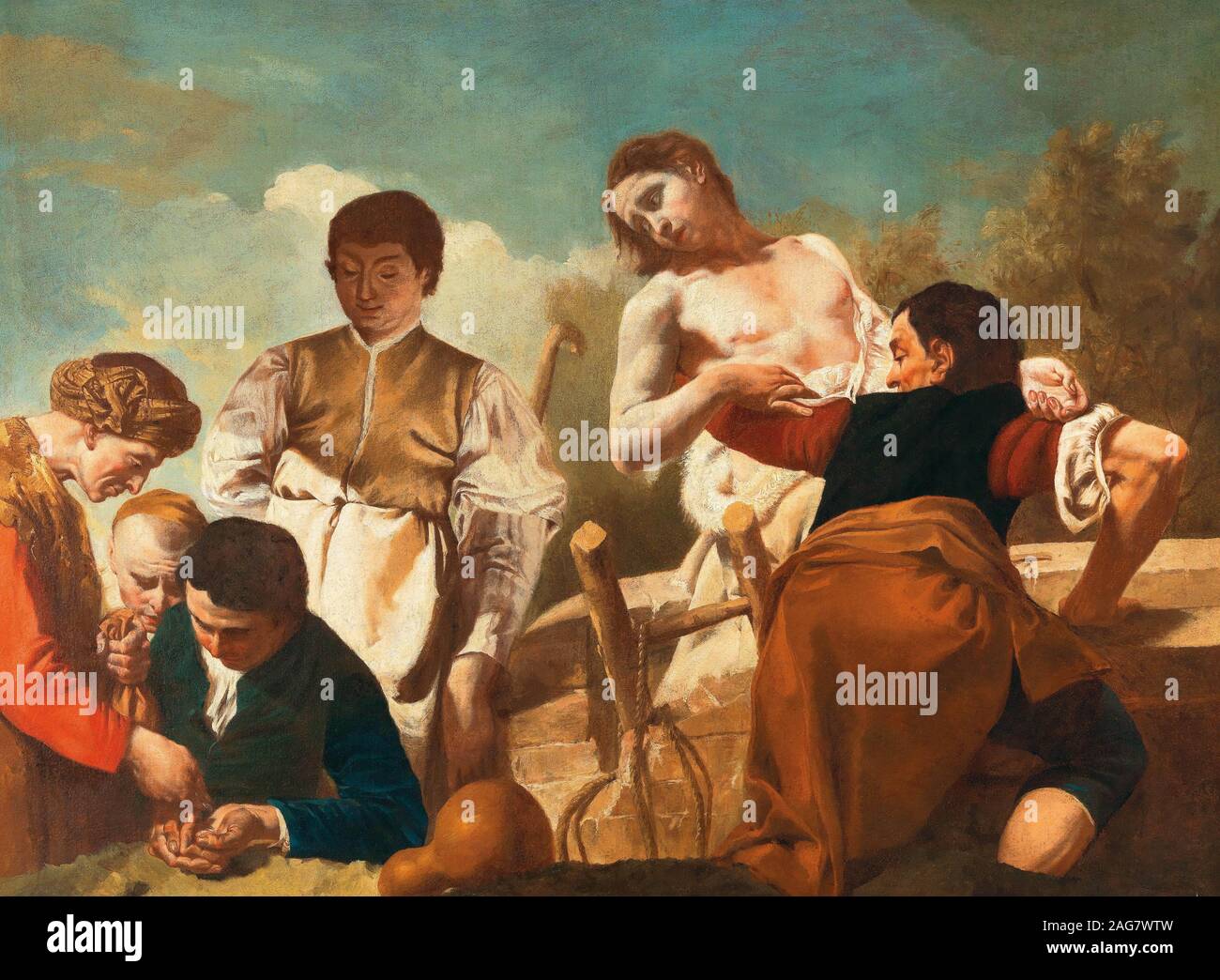 Joseph and his Brothers. Private Collection. Stock Photo