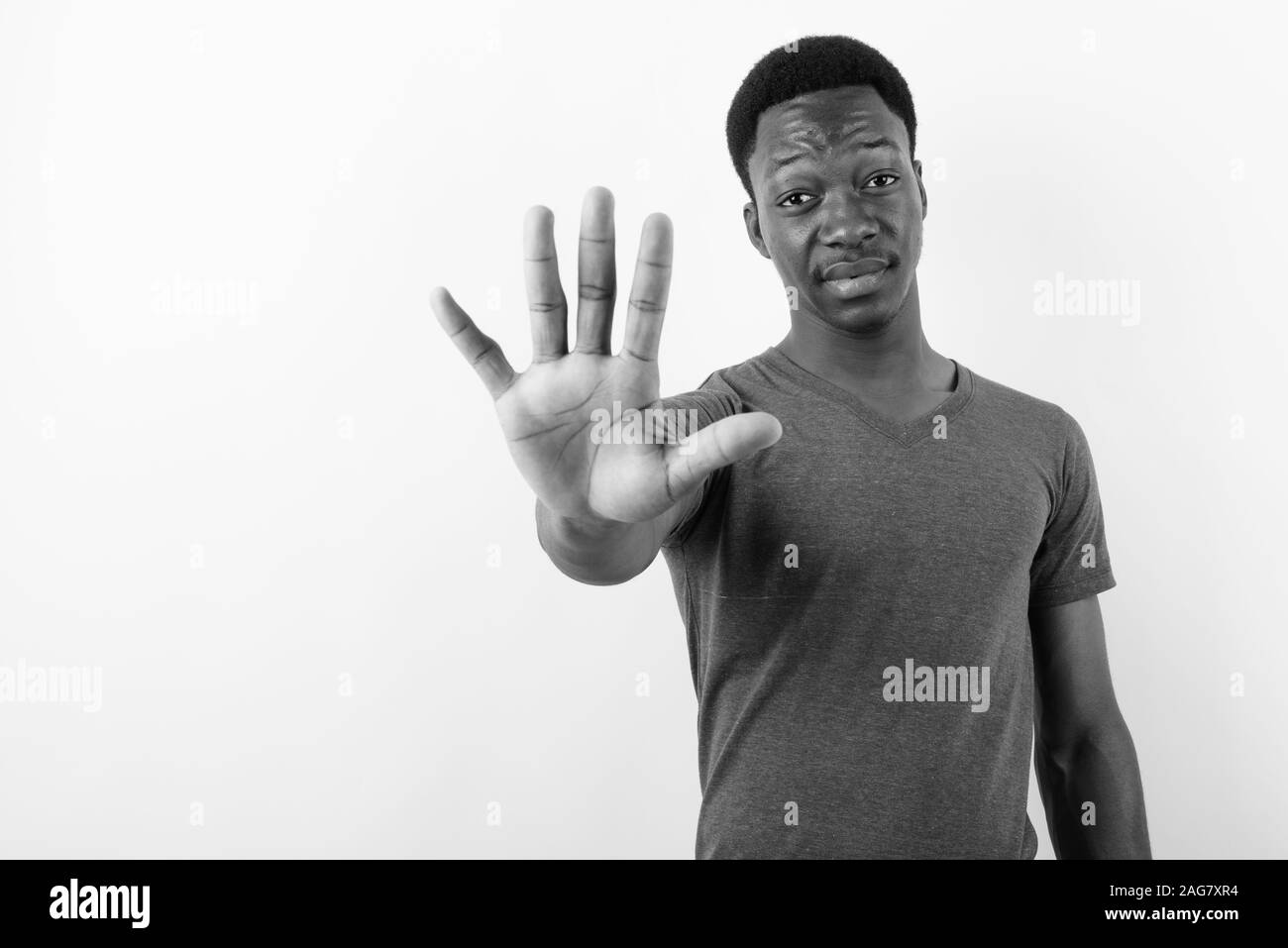 Hand palm african american Black and White Stock Photos & Images - Alamy