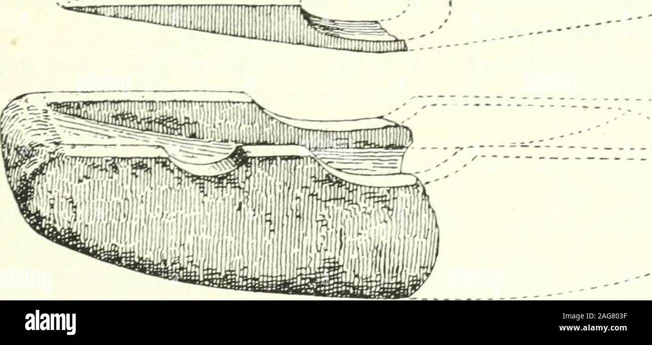 Excavations At Phylakopi In Melos Ed Object Xxxviii 80 With A Hole Atthe Apex Length 04 A Lump Of Copper Waste And Pieces Of Copper Oi E Adhering To Tlvbottom Of