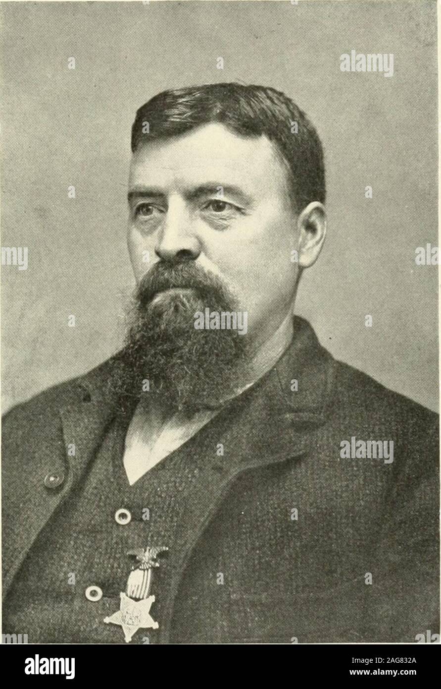 . A Biographical history of Nodaway and Atchison counties, Missouri : compendium of national biography. to industry and hon*esty from man generations of Scotch an-cestors. Mr. Irin was burn in Anderson county,Tennessee, June 14, 1845, a son of Johnand Rachel (Coy) Irvin, both of whom werenatives of that county. James E.. was littlemore than a chiiil when his father died, iumiddle life. In 1852 the family removedto Page county, Iowa, where they wereamong pioneers, as for some time afterwardthere was not a mile of railroad in the state.There Mrs. Jrin died, leaving her son fullyorphaned. The Stock Photo