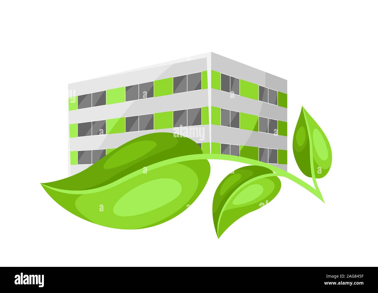 Green house concept illustration Stock Vector Image & Art - Alamy