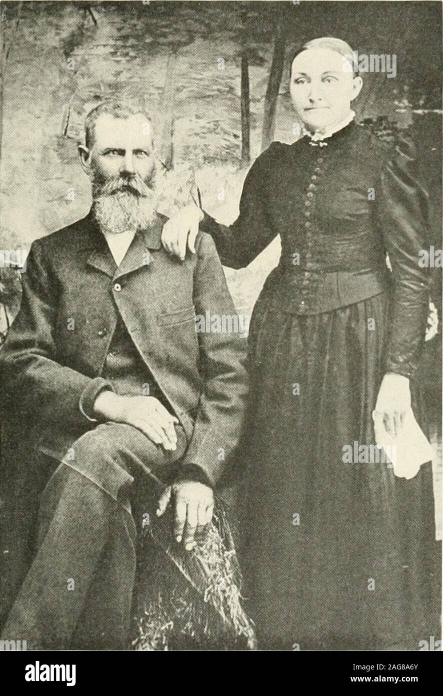 . A Biographical history of Nodaway and Atchison counties, Missouri : compendium of national biography. themother in 1874. In religious belief theywere Baptists. Mr. Brown engaged in farming in Ken-tuck v until 1865. when he removed to Pe-oria county. Illinois, where he operatedrented land for four years. In 1869 hecame to Xodawriy county. .Ii-soini. andpurchased eighty acres of wild land, tov.hich he subse(|uently added untl he hatlfour hundred and forty acres, tiu-ee milesnorthwest of Skidmore. which he convertedinto a well improved and valuable farm.He engageil in general farming and stock Stock Photo