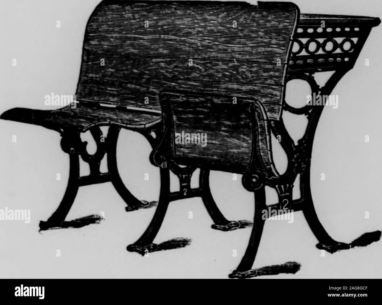 School Desks Black And White Stock Photos Images Alamy