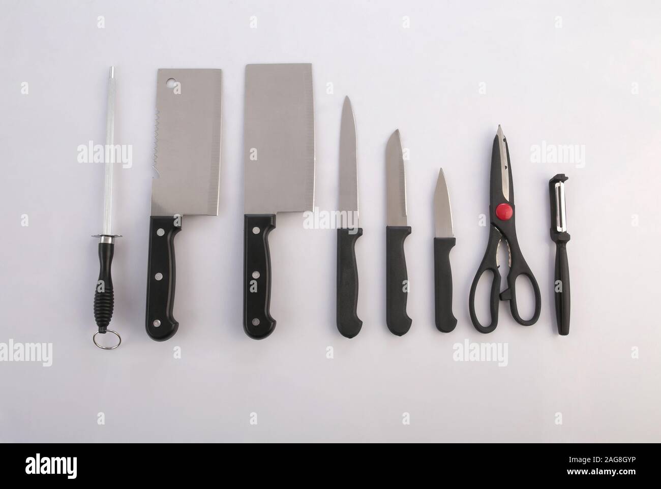 Knives set hi-res stock photography and images - Page 2 - Alamy