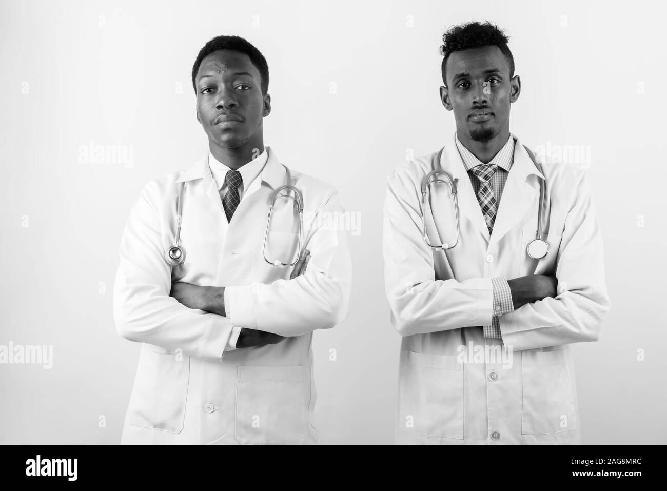 Doctors against Black and White Stock Photos & Images - Alamy