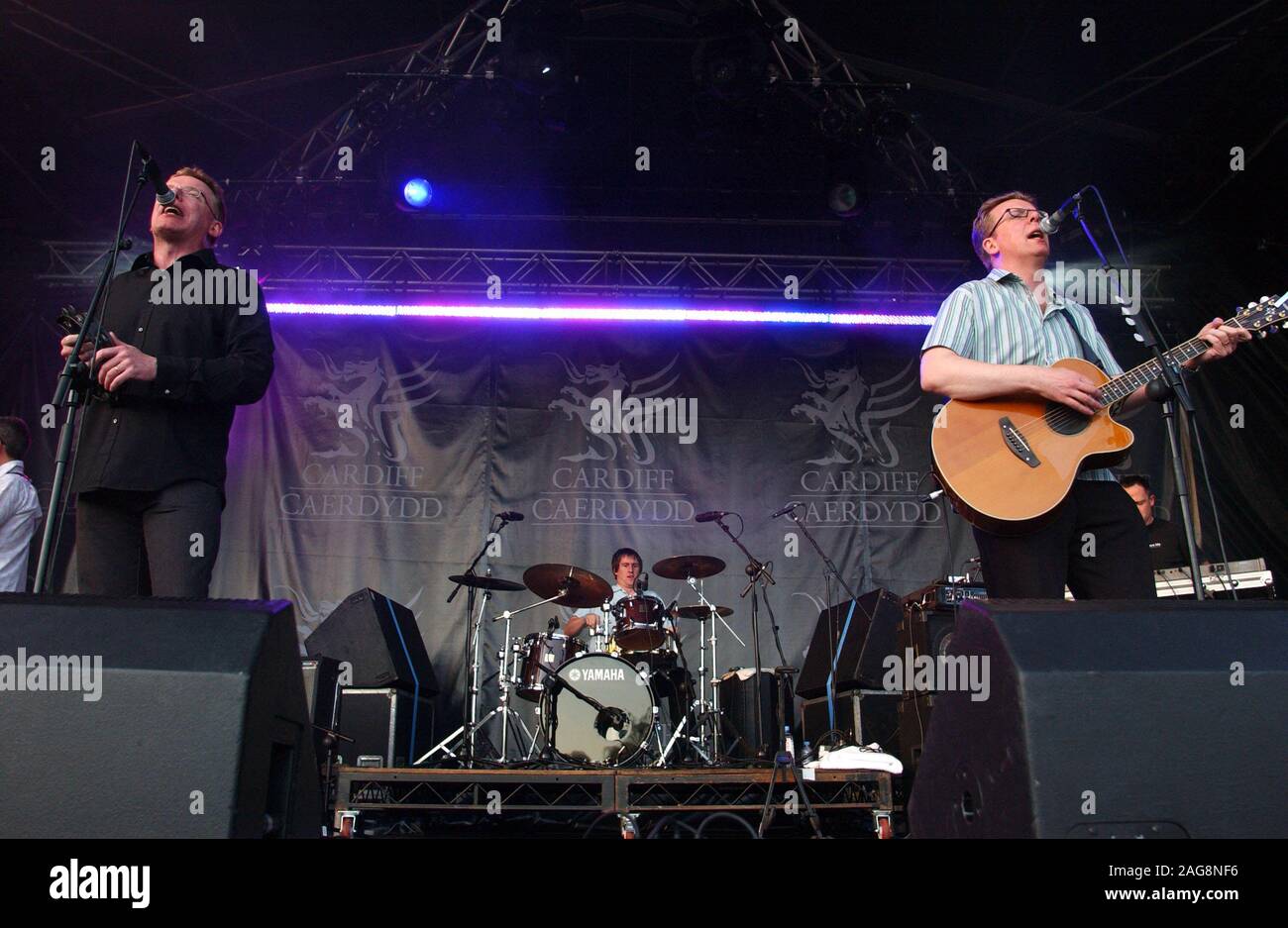 The Proclaimers, twin brothers Charlie and Craig Reid, perform at The