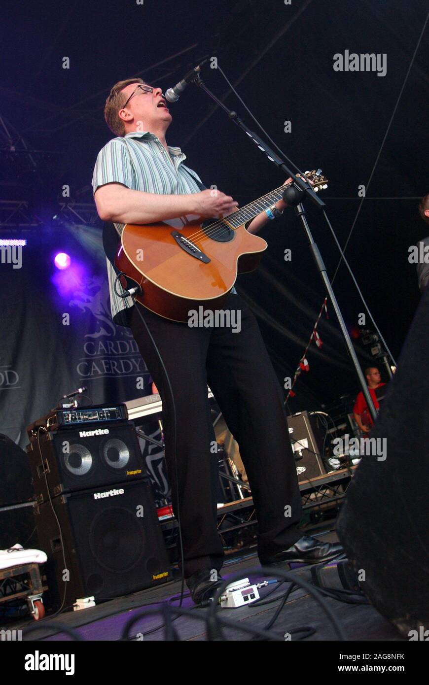 The Proclaimers, twin brothers Charlie and Craig Reid, perform at The