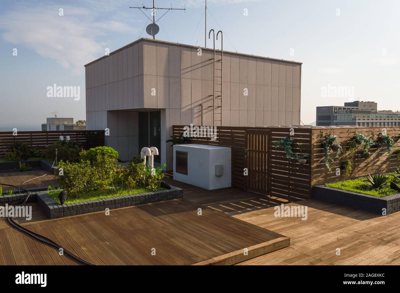 Jeju, South Korea, september 10, 2019 Entrance of the elevator shaft