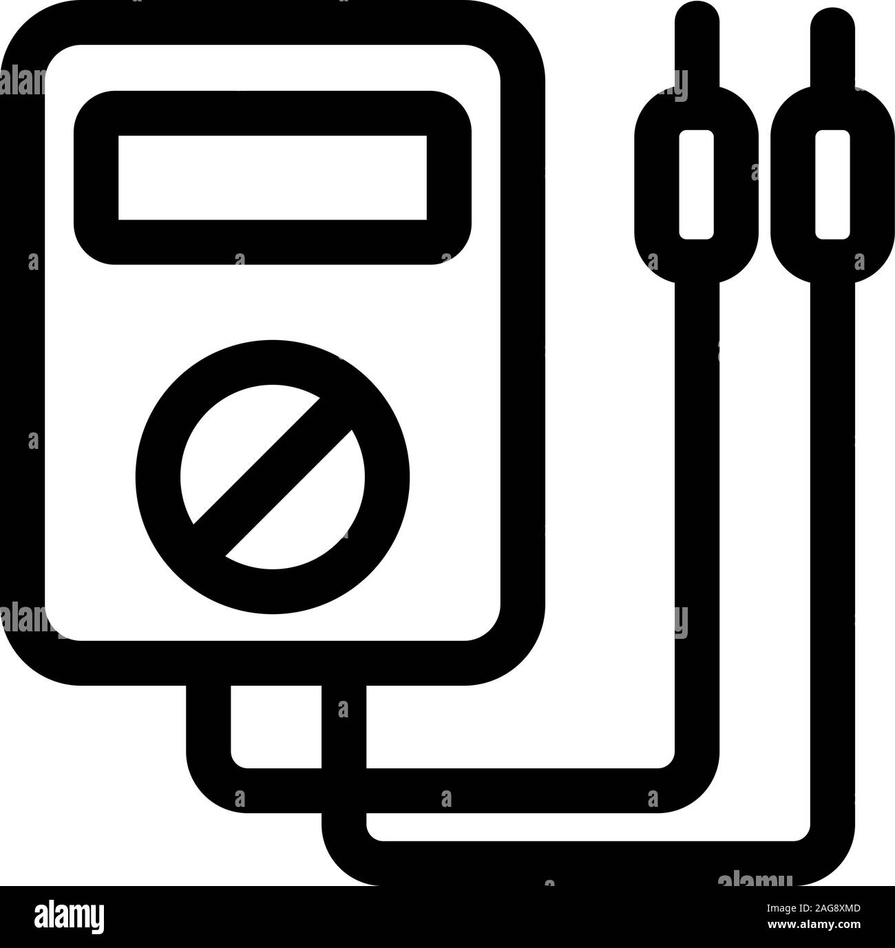Electrical Volt Meter Symbol