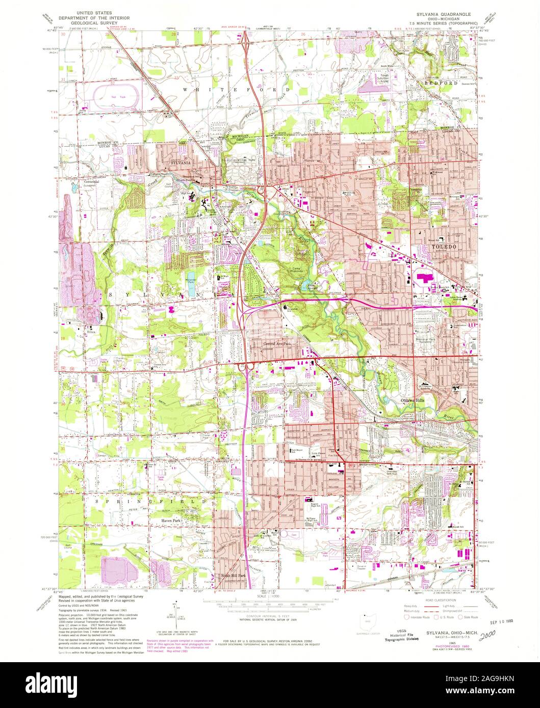 Sylvania Ohio Map Hi-res Stock Photography And Images - Alamy