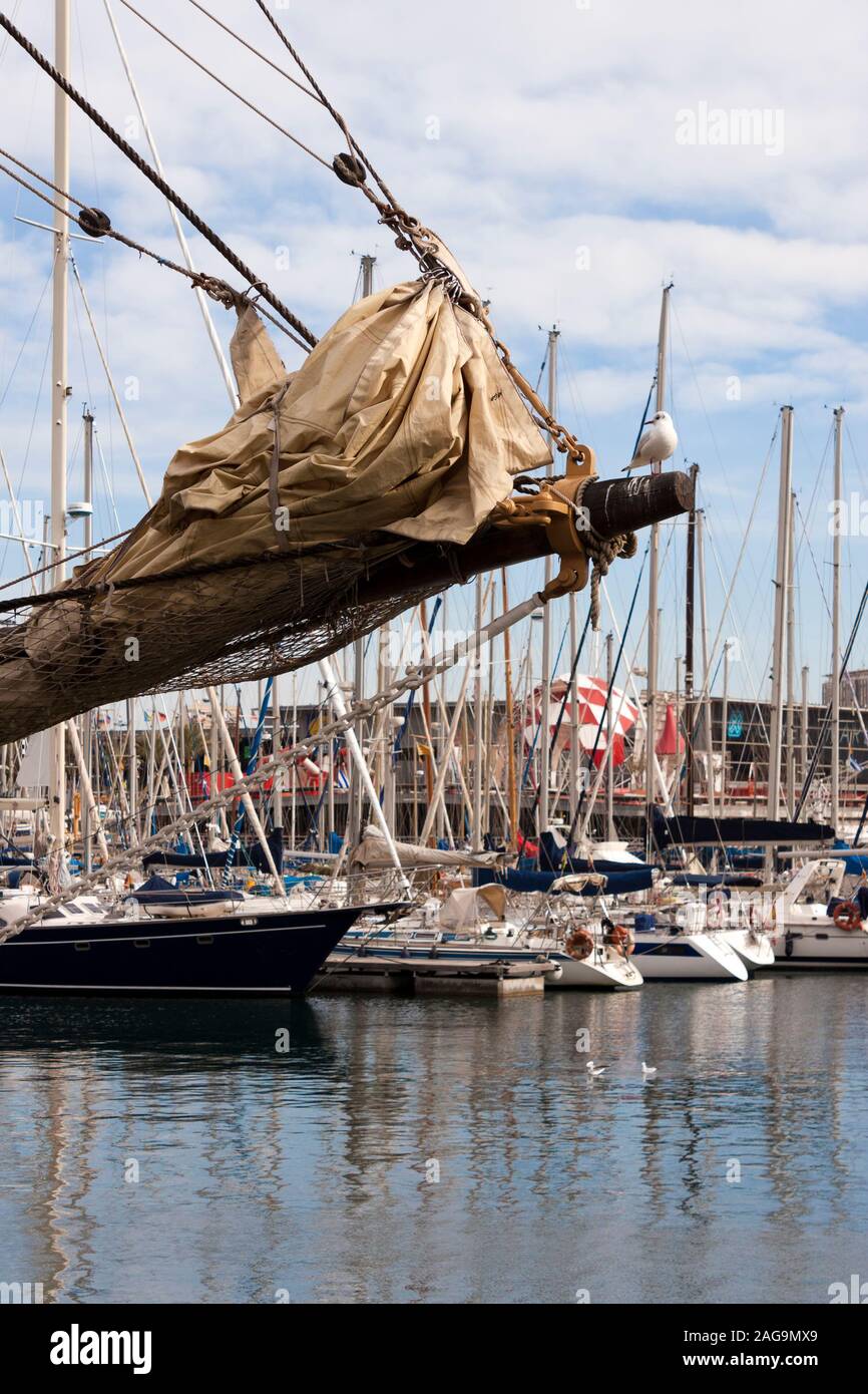 Furled sail hi-res stock photography and images - Alamy