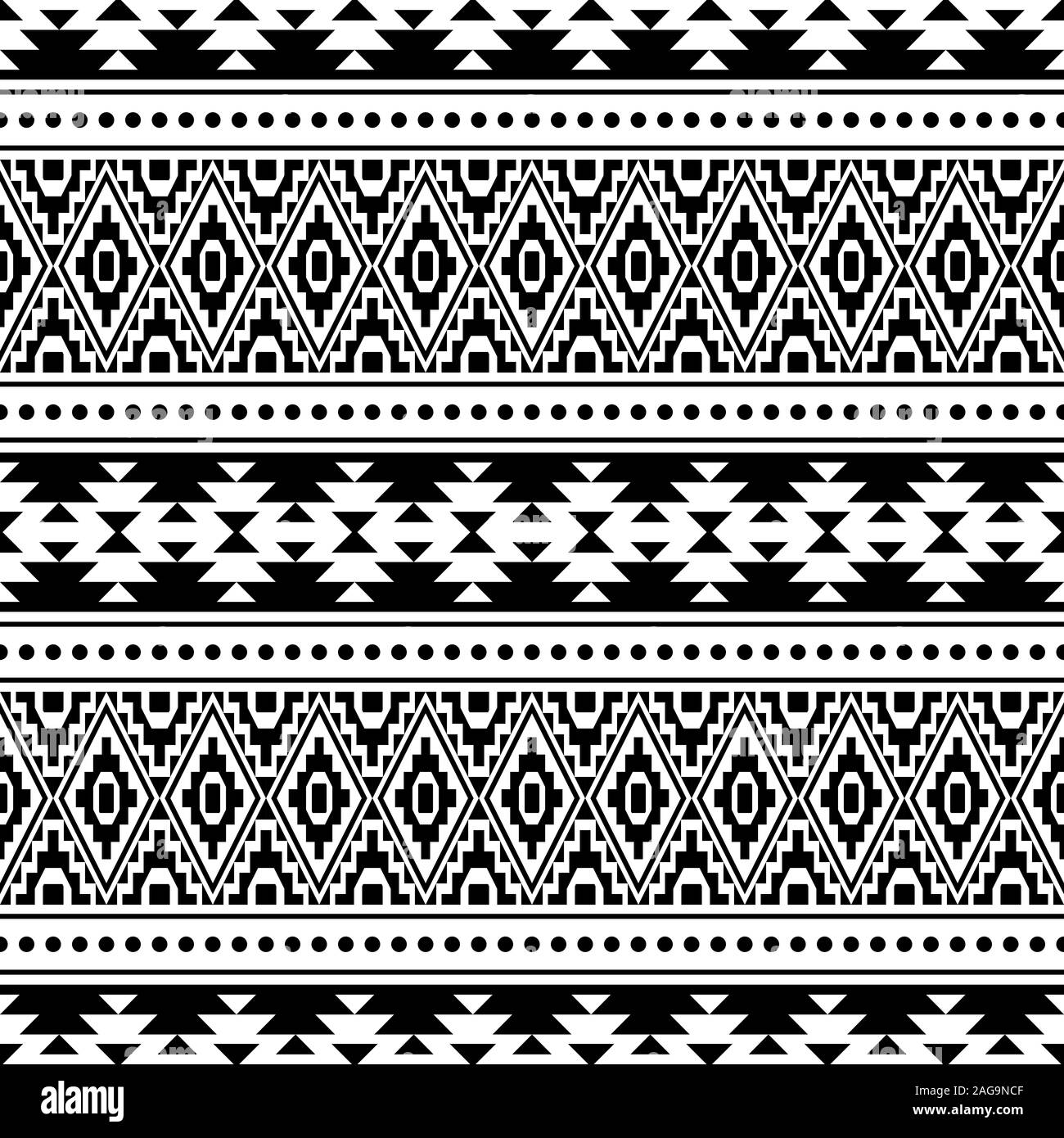 Geometric Persian Ethnic Pattern Illustration design with black and ...