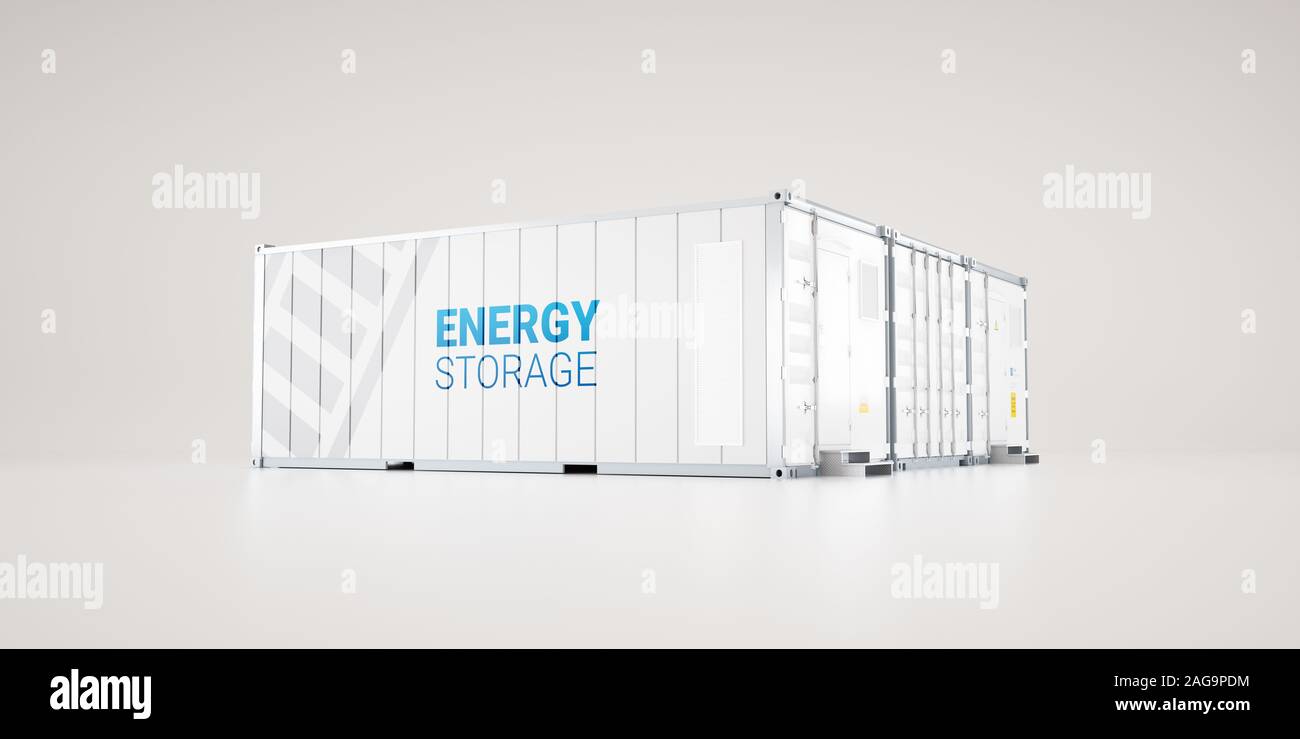 hicapacity battery energy storage facility made of industrial shipping