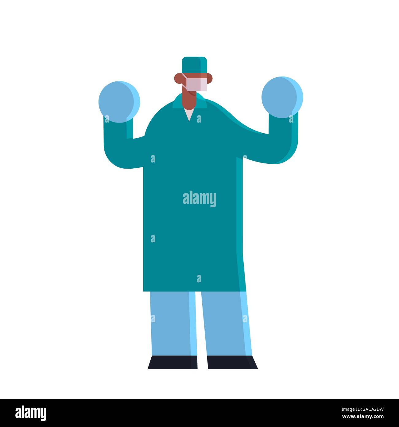 Surgical gown Stock Vector Images Alamy