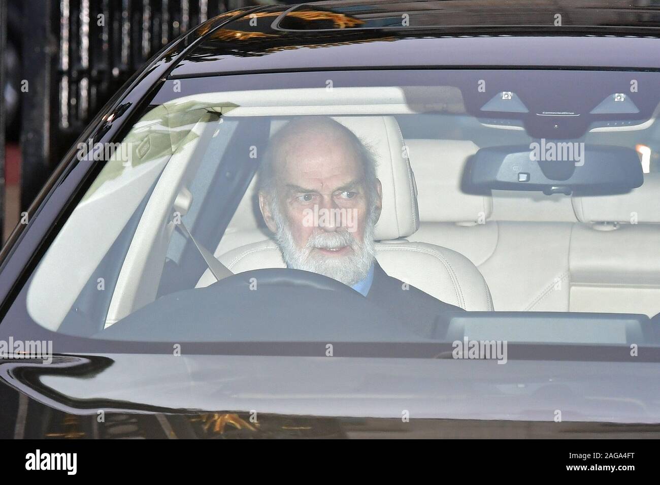 Prince michael kent leaves queens christmas lunch buckingham palace hi