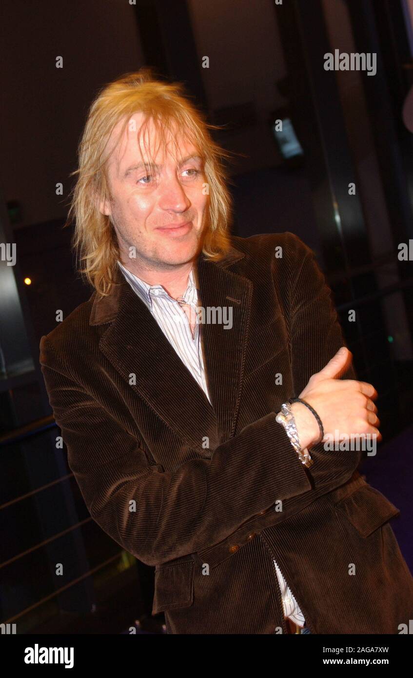Actor Rhys Ifans pictured at the European Premiere of his new film Danny Deckchair at the opening night of the Cardiff Screen Festival held at the UGC Cinema in Cardiff last night. ( Friday 14/11/03). Stock Photo