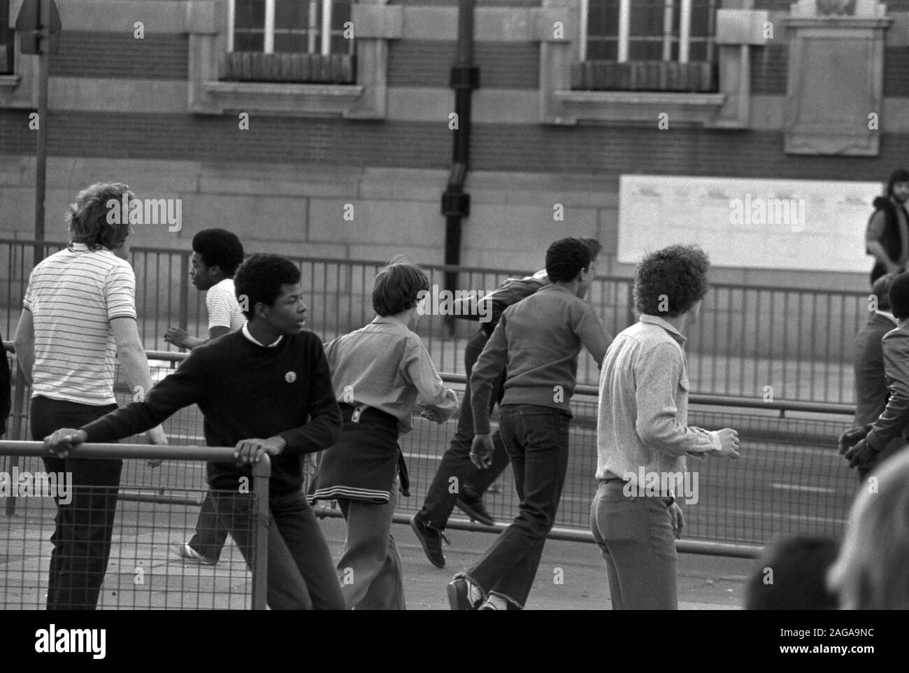 The Brixton Riots in London. Stock Photo