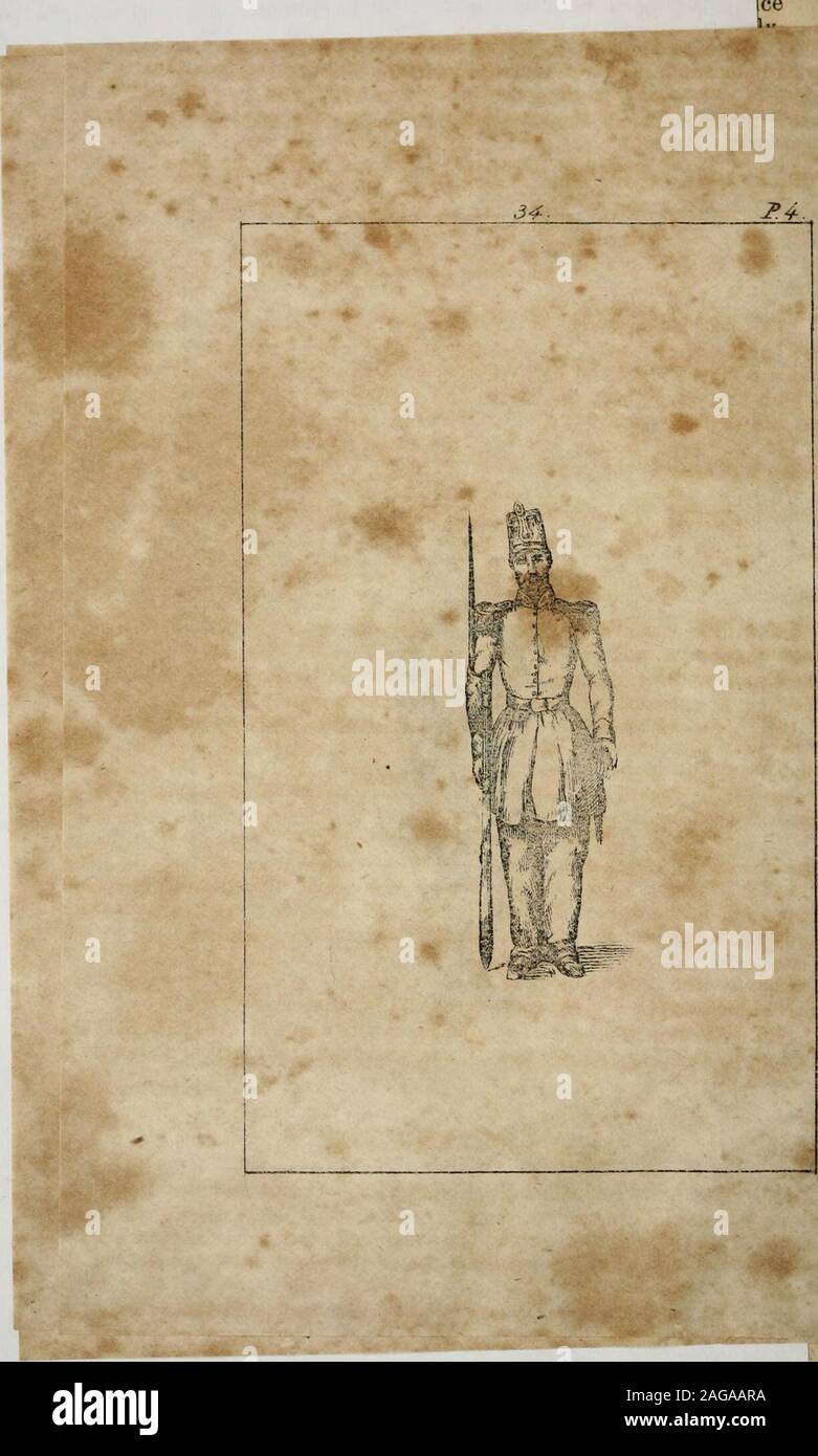 . Rifle and infantry tactics, rev. and improved. m. SCHOOL OF THE SOLDIER PART II. 17 thumb extended; detach the piece slightly from the shoulder, the left fore-armalong the stock. 141. (Second motion.) Carry the piece vertically to the right shoulderwith both hands, the rammer to the front, change the position of the righthand so as to embrace the guard with the thumb and fore-finger, slip the lefthand to the height of the shoulder, the fingers extended and joined, the rightarm nearly straight. 142. (Third motion.) Drop the left hand quickly by the side. Present—Arms.One time and tico motions Stock Photo