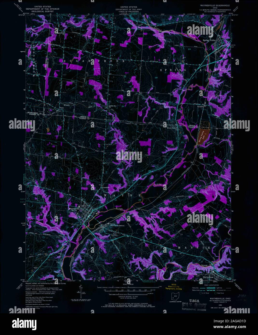 Map of waynesville hires stock photography and images Alamy