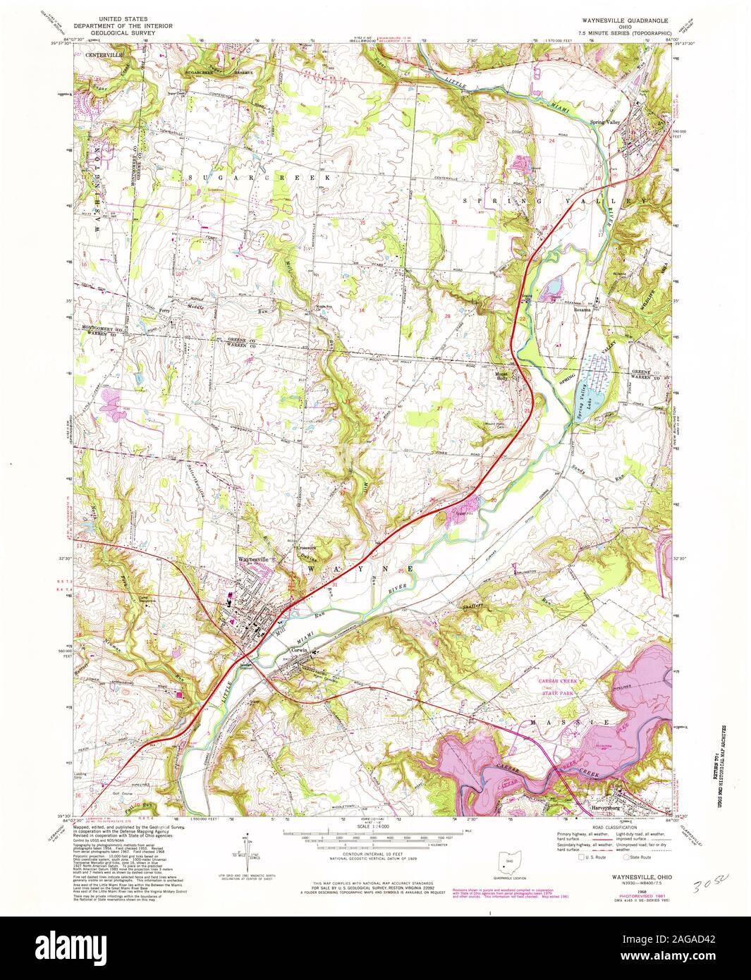 Map of waynesville hires stock photography and images Alamy