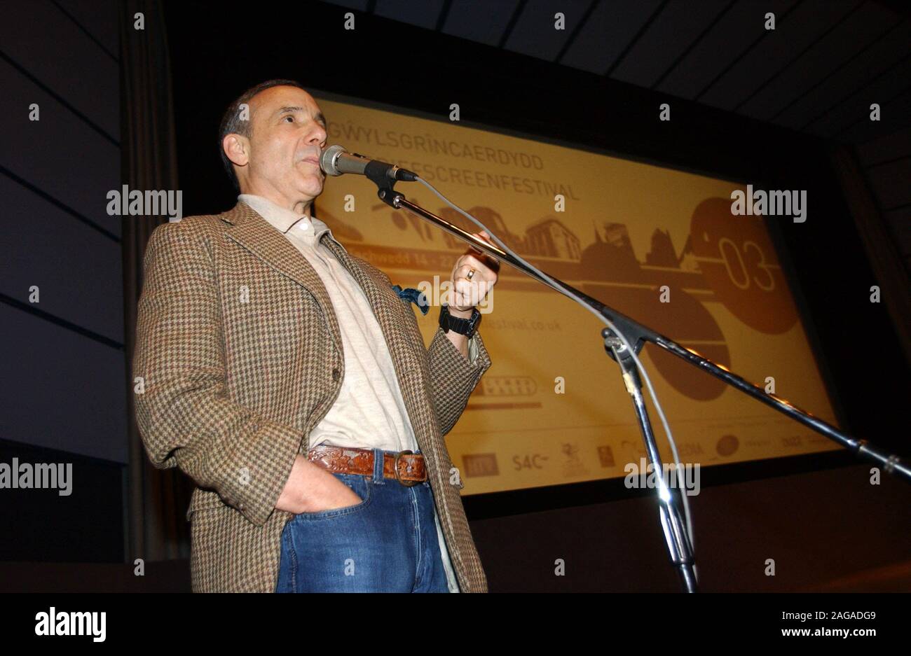 Director Lloyd Kaufman At The Cardiff Screen Festival With His Film