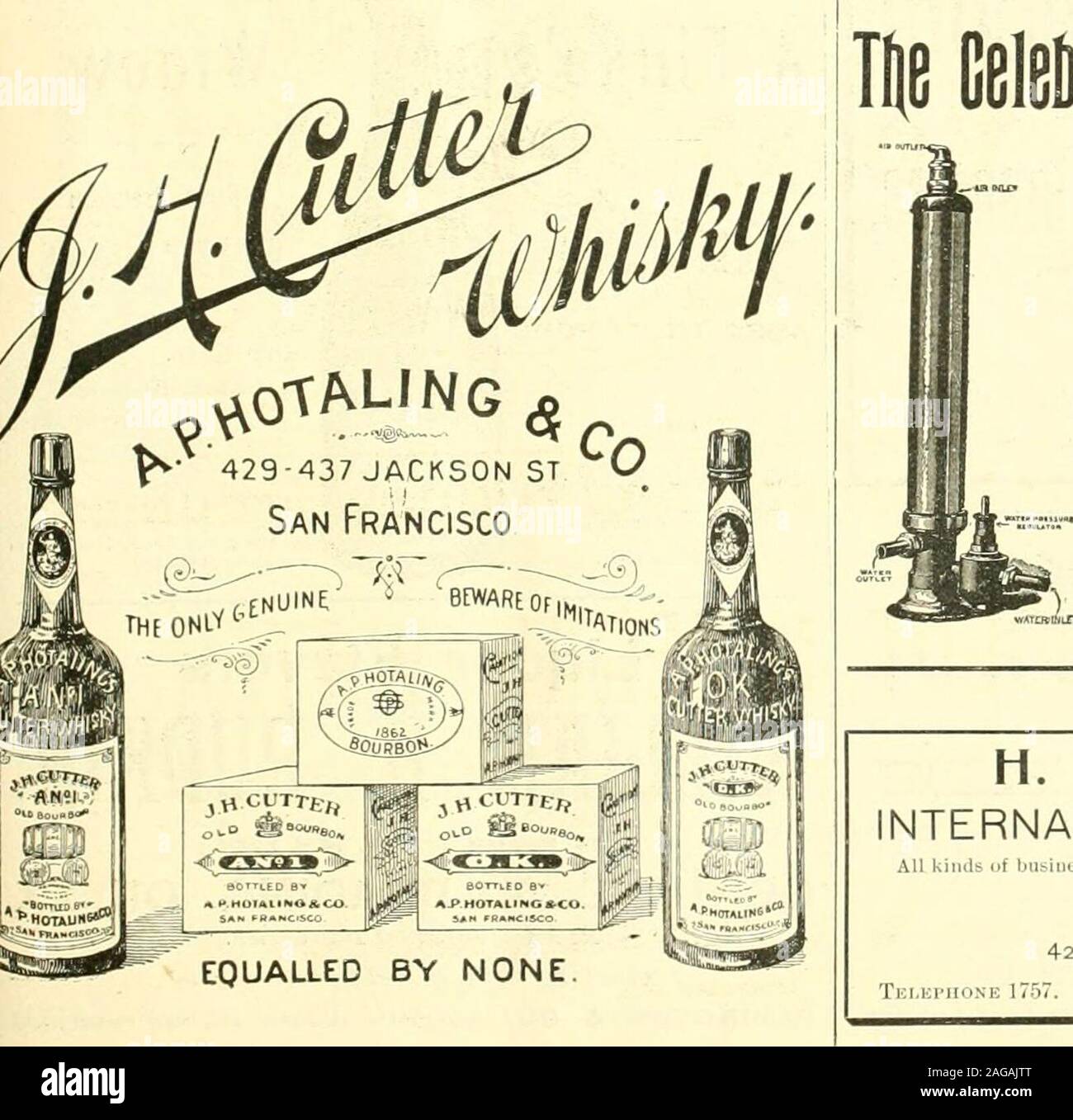 . Pacific wine and spirit review. y U.OO Port (old) 12.00 Poit 6.00 S, LACHMAN &lt;fc CO.,453 Brannan street, San Francisco. Old Port $7.00 fSIHl Zinfandei 3.50 4.00 Riesling 4..50 5.00 Madeiras 8.00 Malaga 8.00 Cognac 14.00 JOSEPH MELCZER A, CO.,504 and 506 Market street, San Prai Claret, 1886 Zinfandei. 1885 Burgundy, 1885 Hock, 1885 : Riesling. 1885 Riesling, Johannisberger, 1884 GuiedeV, 1.384 Soralai Hungarian Type,1885 Szatmari SzegBzardiFeheiHunTyne 1885 Port, 1884 Sherry, 1885 1x84 Angelica and SweetMoutn,84Mada,Malaga & Swt Toy85 Brandy, IsSs 1.385 |:!003,.504,003.504.005.005.003.503. Stock Photo