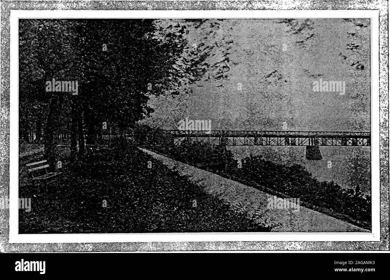 . Better Binghamton; a report to the Mercantile-Press Club of Binghamton, N. Y., September 1911. North bank of the Susquehanna, looking east from Washington Street, BlnghamtonThis is only two blocks from Court Street #§S3. Photographed 6y J. Horace McFarland Co. A city park on the bank of the Susquehanna at Harrisburg. Why not in Binghamton ? 79 Stock Photo