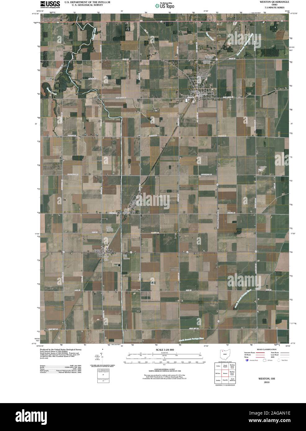 Weston ohio map hires stock photography and images Alamy