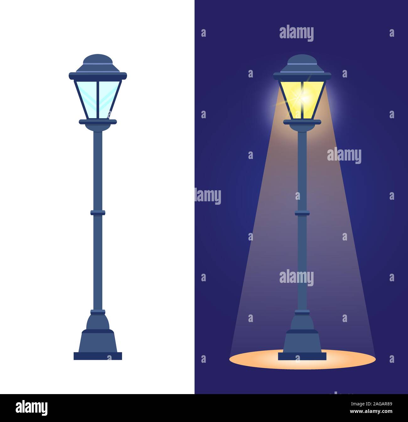 Old outdoor urban lantern Stock Vector Images - Alamy