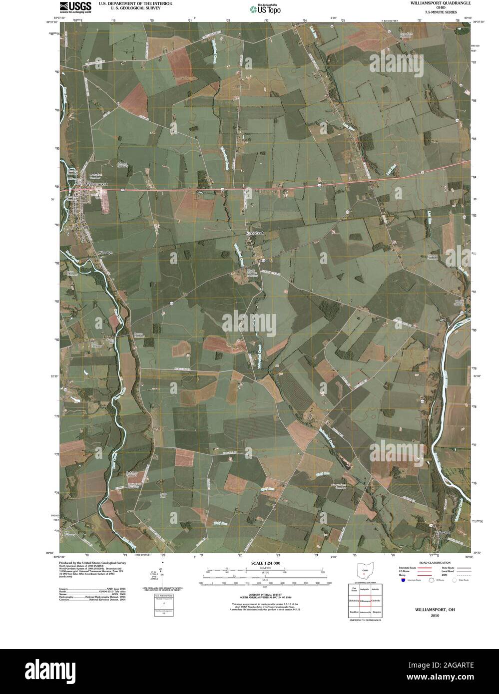 Williamsport map hires stock photography and images Alamy