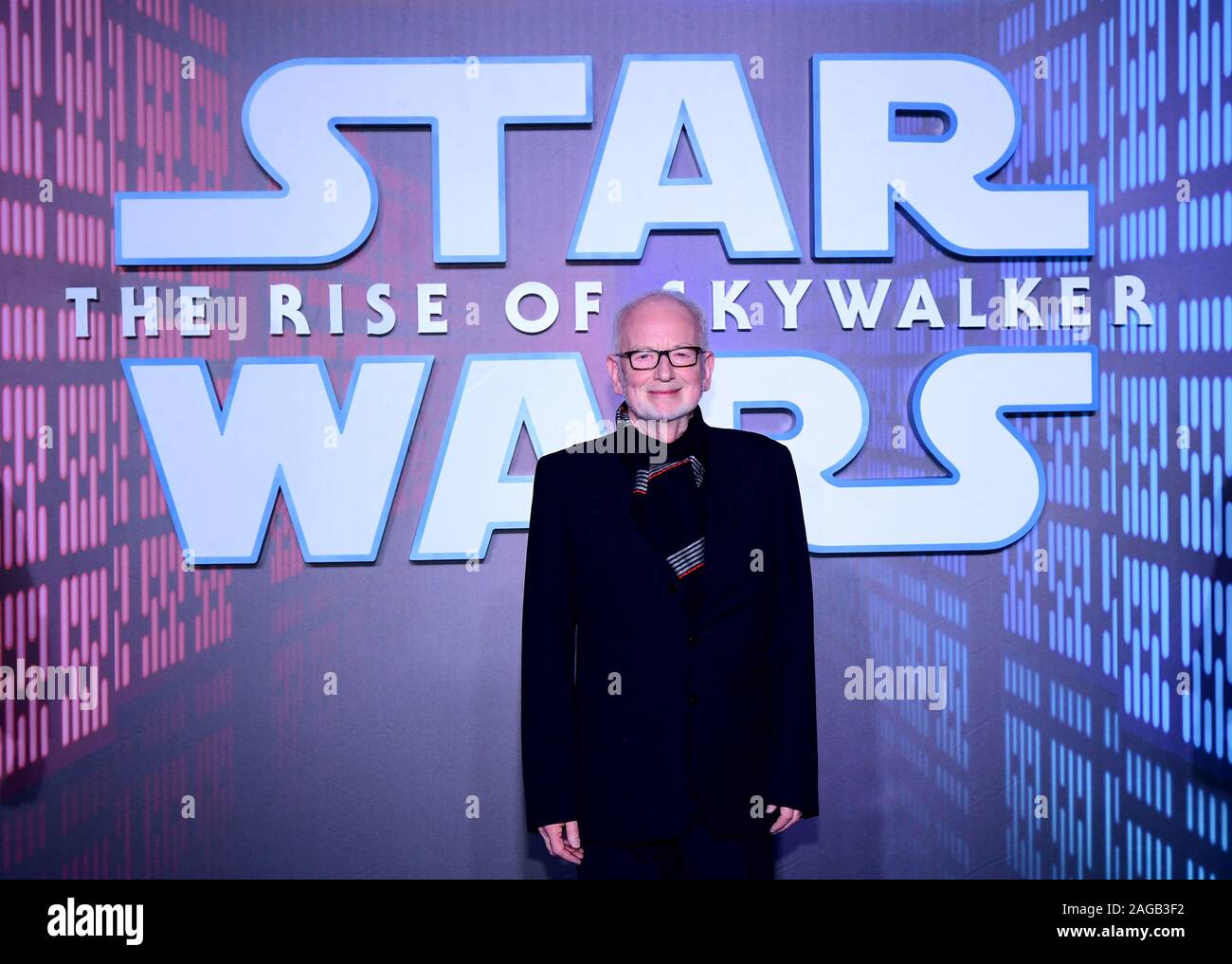 Ian McDiarmid attending the Star Wars: The Rise of Skywalker Premiere at Cineworld, Leicester Square, London. Stock Photo