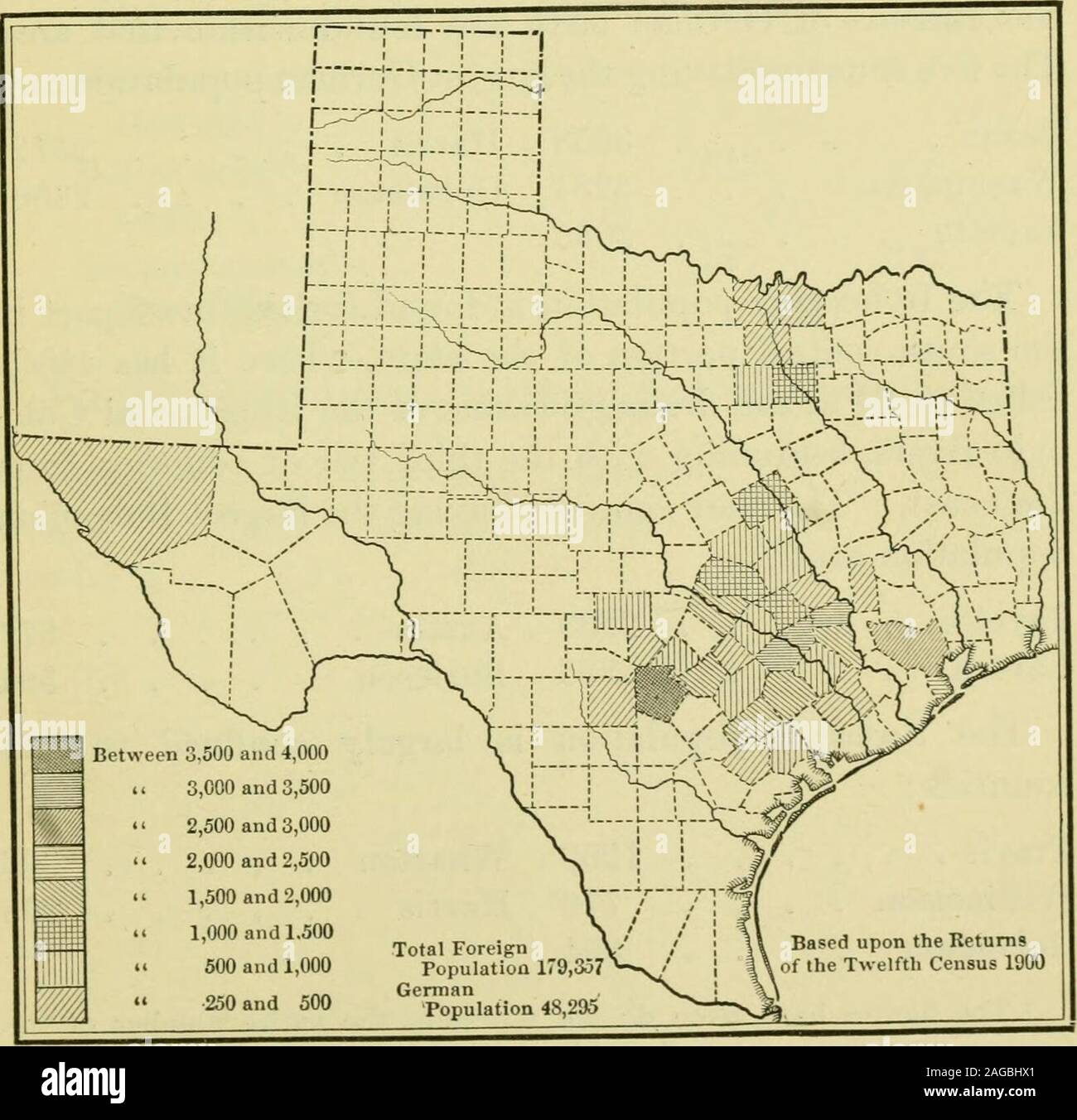 Population distribution map hi-res stock photography and images - Alamy