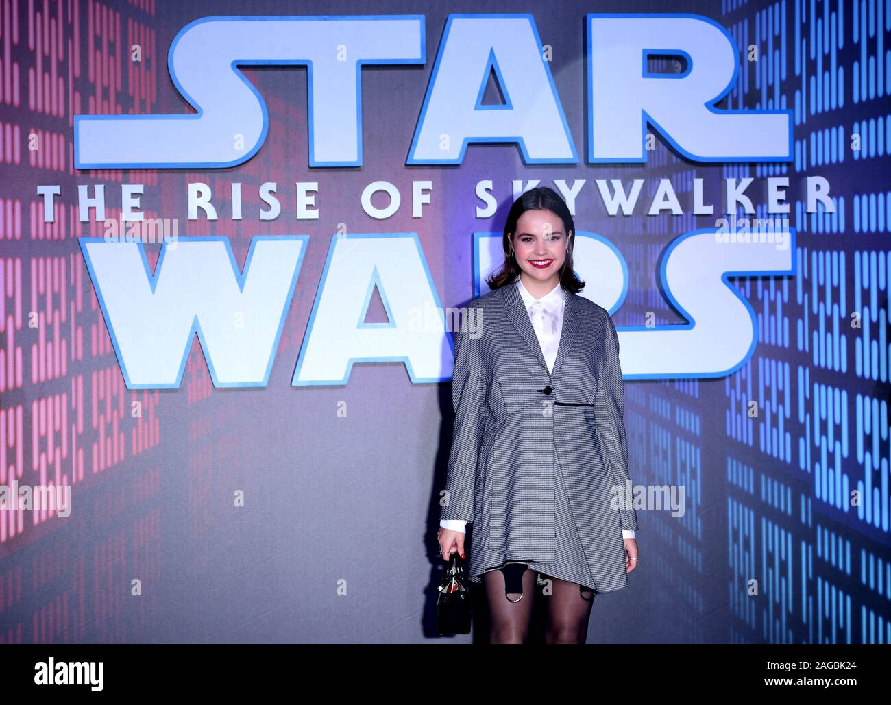 Bailee Madison attending the Star Wars: The Rise of Skywalker Premiere