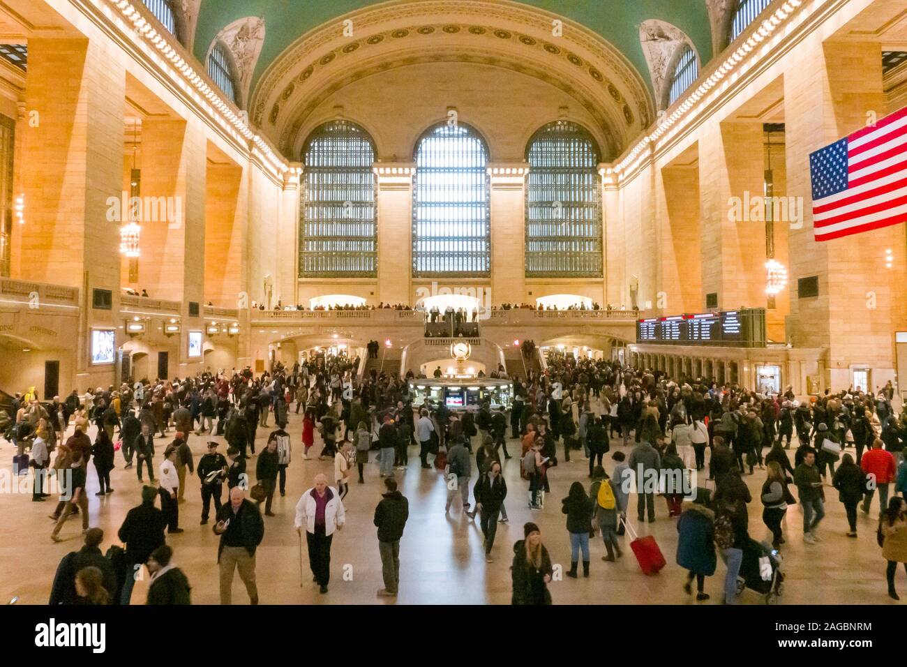 Activity in Grand Central Terminal, NYC, USA Stock Photo