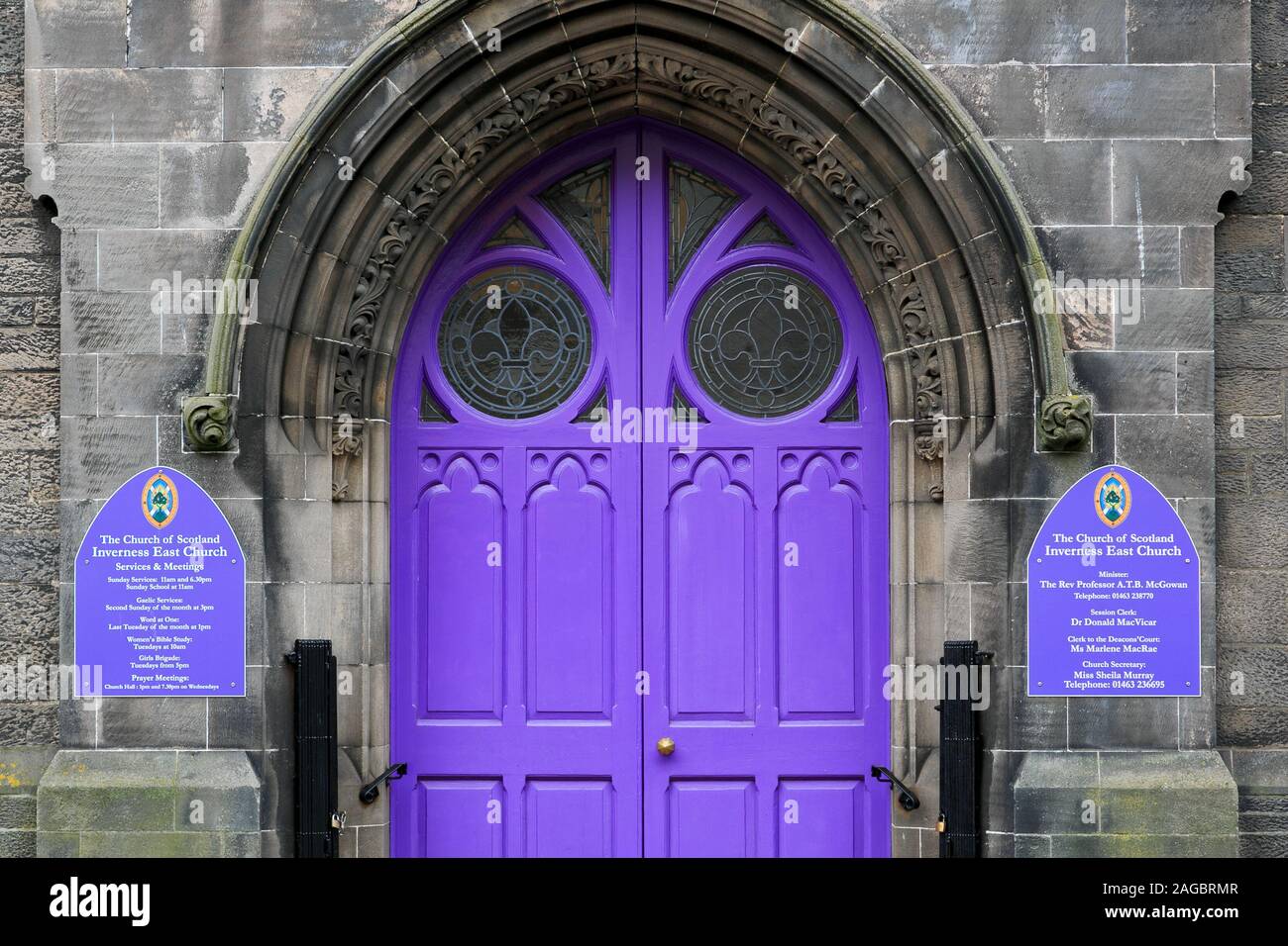 Inverness East Church, Inverness, Scotland, United Kingdom Stock Photo