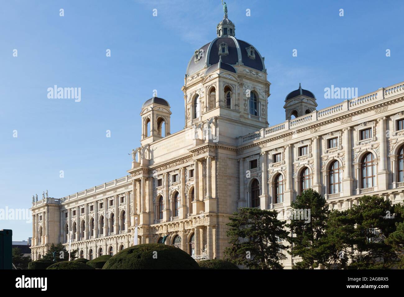 The Natural History Museum Vienna, Maria Theresien Platz, Vienna Austria Europe Stock Photo